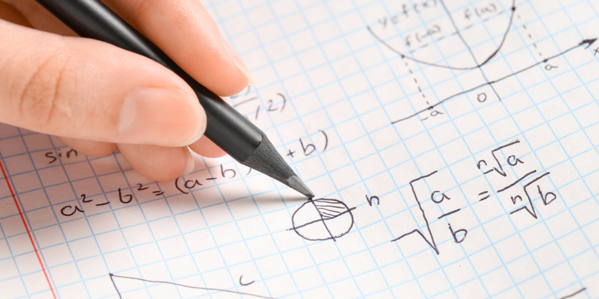 Maths revision notes and a calculator on a desk with a priority list for Edexcel Paper 3